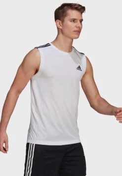 ADIDAS 3 Stripe Logo Tank Top -Active Fashion Store 5 zoom desktop 17