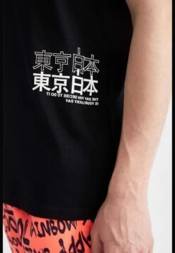 DeFacto Slim Fit Sleeveless Slogan Print Vest -Active Fashion Store 5 zoom desktop 187