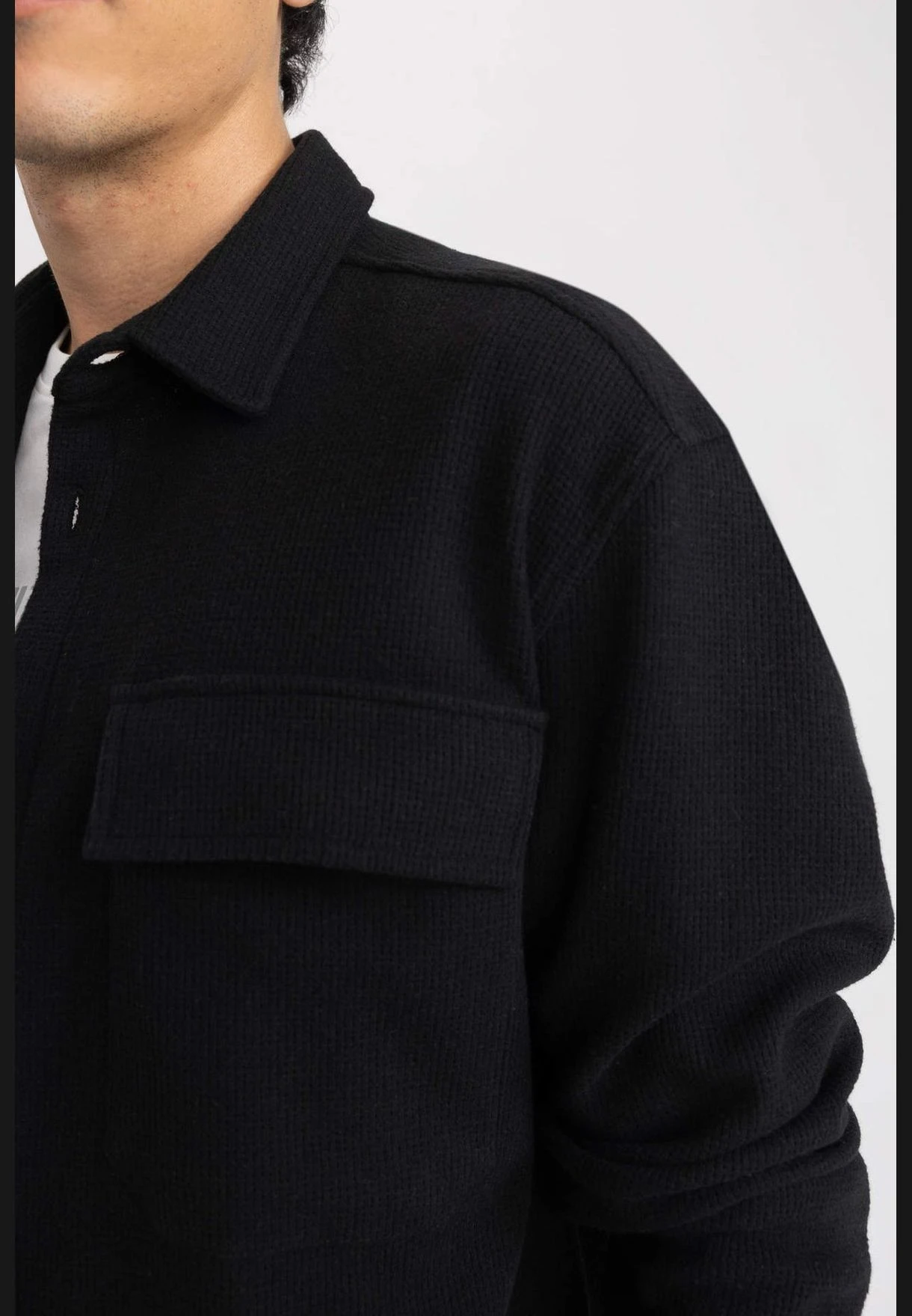 DeFacto Man Woven Long Sleeve Shirt 7 DeFacto Man Woven Long Sleeve Shirt - Image 5