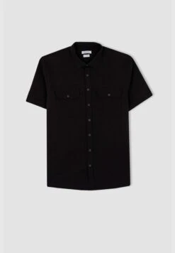 DeFacto Man Polo Neck Woven Short Sleeve Shirt -Active Fashion Store 5 zoom desktop 214