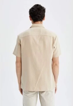 DeFacto Man Regular Fit Apache Neck Woven Top Short Sleeve Shirt -Active Fashion Store 5 zoom desktop 226