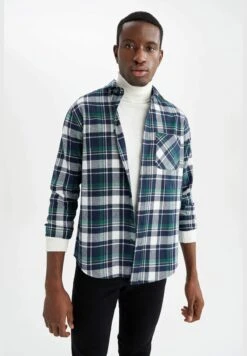 DeFacto Regular Fit Long Sleeve Check Print Knit Shirt 15 DeFacto Regular Fit Long Sleeve Check Print Knit Shirt -Active Fashion Store 5 zoom desktop 252