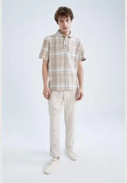 DeFacto Regular Fit Short Sleeve Check Print Shirt -Active Fashion Store 5 zoom desktop 260