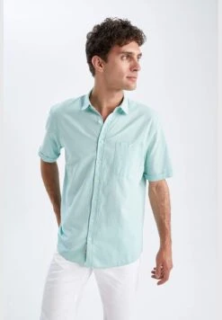 DeFacto Short Sleeved Regular Fit Button Down Polo Neck Shirt -Active Fashion Store 5 zoom desktop 263