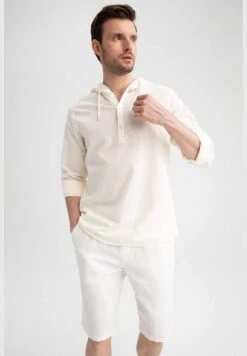 DeFacto Regular Fit Half Sleeves Hooded Shirt -Active Fashion Store 5 zoom desktop 285