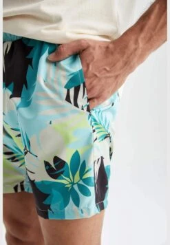 DeFacto Regular Fit Tie Waist Palm Print Swimming Short -Active Fashion Store 5 zoom desktop 300