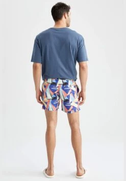 DeFacto Tie Waist Geometric Print Swimming Shorts -Active Fashion Store 5 zoom desktop 312