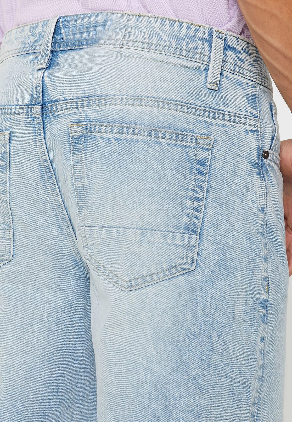 COTTON ON Light Wash Relaxed Fit Jeans 7 COTTON ON Light Wash Relaxed Fit Jeans - Image 5