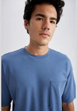 DeFacto Short-Sleeved Oversize Fit Crew Neck T-Shirt -Active Fashion Store 5 zoom desktop 42