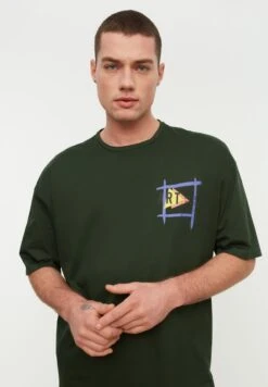 Trendyol Back Print Crew Neck T-Shirt -Active Fashion Store 5 zoom desktop 6