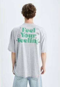 DeFacto Oversized Fit T-Shirt With Print -Active Fashion Store 5 zoom desktop 82