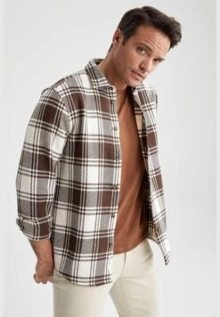 DeFacto Man Polo Neck Woven Long Sleeve Shirt -Active Fashion Store 6 zoom desktop 109