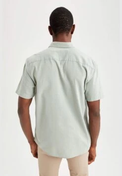 DeFacto Short Sleeved Regular Fit Button Down Polo Neck Shirt -Active Fashion Store 6 zoom desktop 117