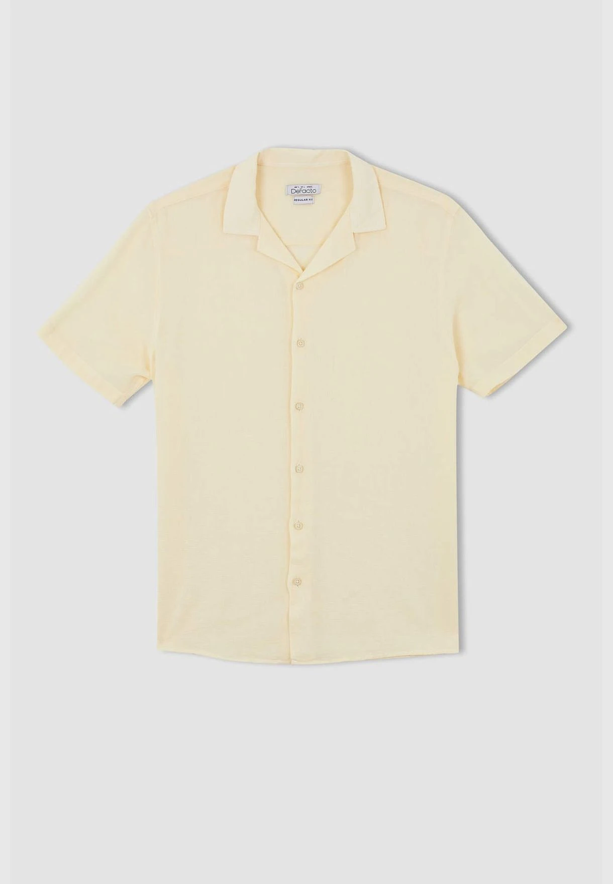 DeFacto Man Regular Fit Apache Neck Woven Top Short Sleeve Shirt 8 DeFacto Man Regular Fit Apache Neck Woven Top Short Sleeve Shirt - Image 6