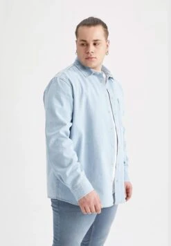 DeFacto Man Relax Fit Denim Long Sleeve Shirt -Active Fashion Store 6 zoom desktop 150