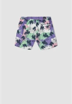 DeFacto Colour Block Palm Print Swimming Shorts -Active Fashion Store 6 zoom desktop 180