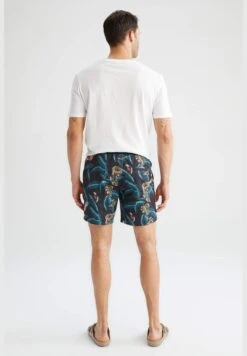 DeFacto Printed Shirred Waist Swim Short -Active Fashion Store 6 zoom desktop 183