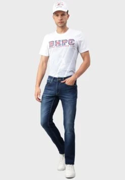 BEVERLY HILLS POLO CLUB Dark Wash Slim Fit Jeans -Active Fashion Store 6 zoom desktop 213