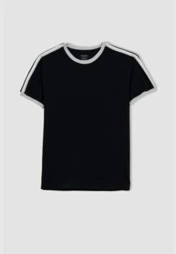 DeFacto Man Crew Neck Short Sleeve Knitted T-Shirt -Active Fashion Store 6 zoom desktop 28