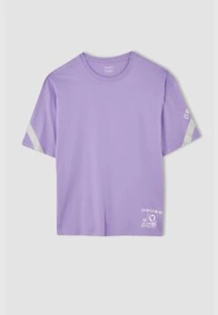 DeFacto Oversized Short Sleeve Stripe Detail T-Shirt -Active Fashion Store 6 zoom desktop 44