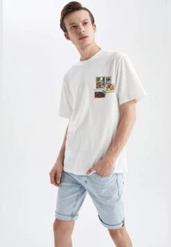 DeFacto Man Relax Fit Crew Neck Short Sleeve T-Shirt 17 DeFacto Man Relax Fit Crew Neck Short Sleeve T-Shirt -Active Fashion Store 7 zoom desktop 10