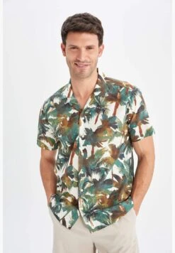 DeFacto Regular Fit Shorts Sleeve Jungle Print Shirt -Active Fashion Store 7 zoom desktop 105