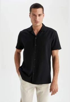 DeFacto Man Modern Fit Resort Neck Woven Top Short Sleeve Shirt -Active Fashion Store 7 zoom desktop 108