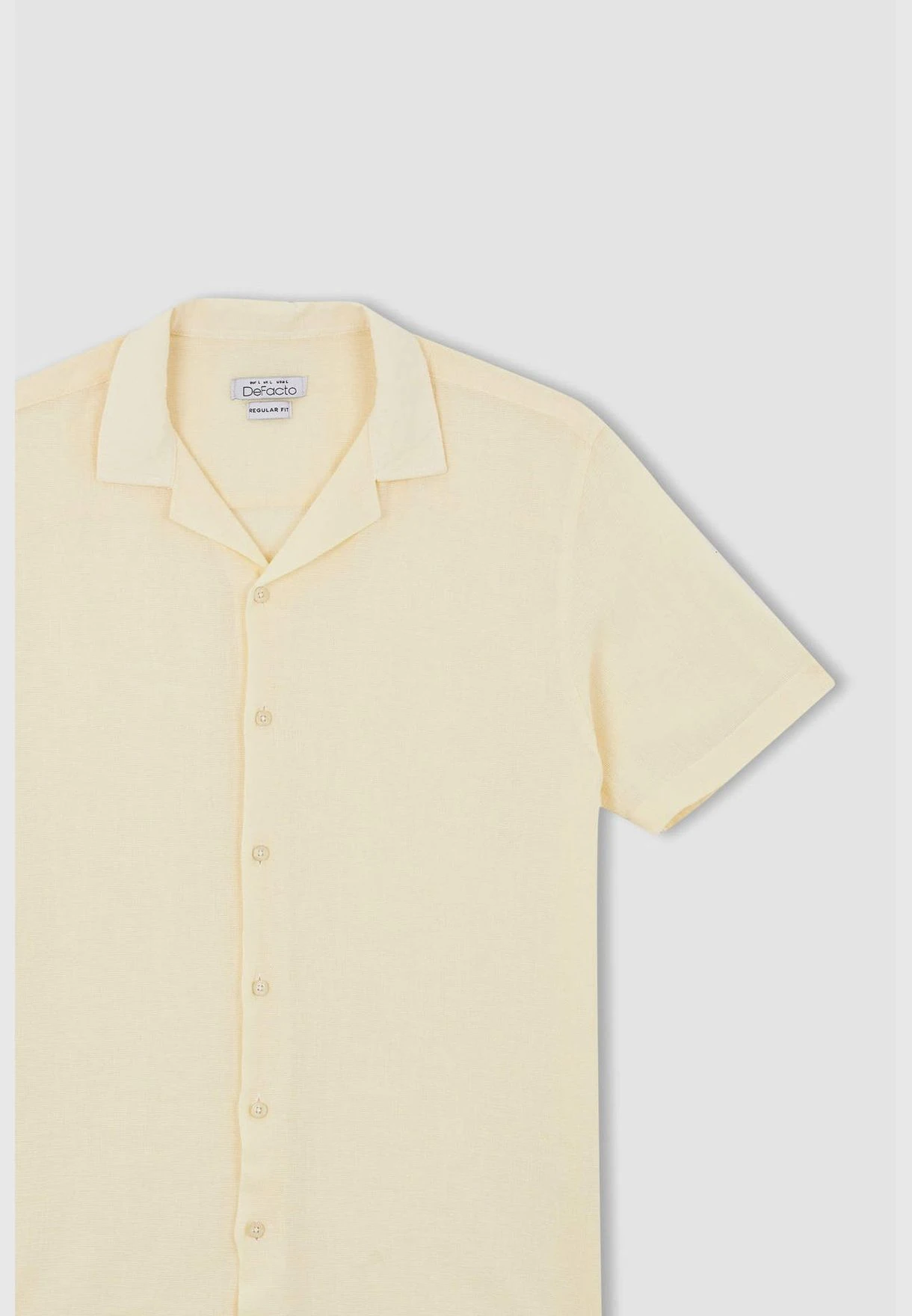 DeFacto Man Regular Fit Apache Neck Woven Top Short Sleeve Shirt 9 DeFacto Man Regular Fit Apache Neck Woven Top Short Sleeve Shirt - Image 7