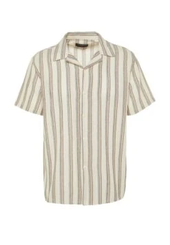 Trendyol Striped Linen Textured Regular Fit Shirt -Active Fashion Store 7 zoom desktop 125