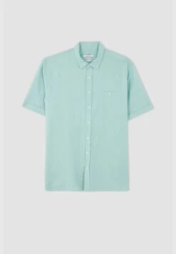 DeFacto Short Sleeved Regular Fit Button Down Polo Neck Shirt -Active Fashion Store 7 zoom desktop 128