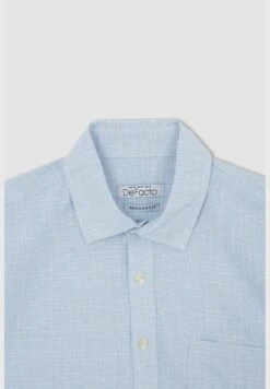 DeFacto Man Polo Neck Woven Short Sleeve Shirt -Active Fashion Store 7 zoom desktop 134