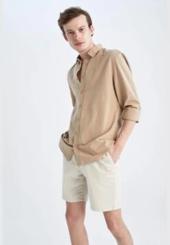 DeFacto Slim Fit Basic Long Sleeve Cotton Shirt -Active Fashion Store 7 zoom desktop 144