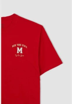 DeFacto Man Oversize Fit Crew Neck T-Shirt -Active Fashion Store 7 zoom desktop 5