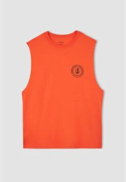 DeFacto Boxy Fit Minimal Print Vest -Active Fashion Store 7 zoom desktop 58