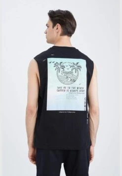 DeFacto Boxy Fit Sleeveless Tropical Print Vest -Active Fashion Store 7 zoom desktop 70