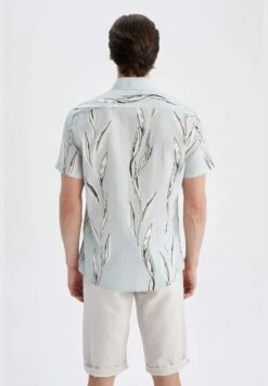 DeFacto Man Modern Fit Polo Neck Woven Top Short Sleeve Shirt -Active Fashion Store 8 zoom desktop 115