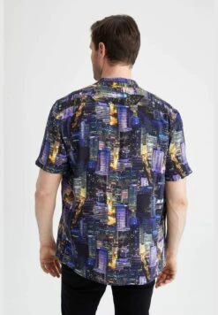 DeFacto Regular Fit Short Sleeve Printede Colour Block Shirt -Active Fashion Store 8 zoom desktop 120