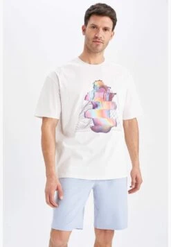 DeFacto Oversize Fit Colour Block Unicorn Print T-Shirt 18 DeFacto Oversize Fit Colour Block Unicorn Print T-Shirt -Active Fashion Store 8 zoom desktop 18