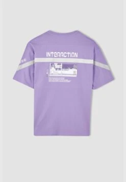 DeFacto Oversized Short Sleeve Stripe Detail T-Shirt -Active Fashion Store 8 zoom desktop 34