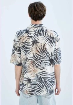 DeFacto Relax Fit Short Sleeve Palm Print Shirt -Active Fashion Store 8 zoom desktop 72