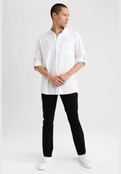 DeFacto Long Sleeve Slim Fit Polo Neck Shirt -Active Fashion Store 8 zoom desktop 73