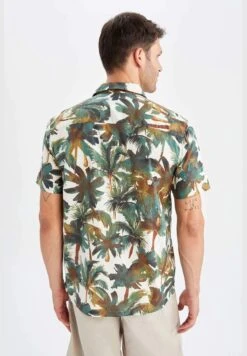 DeFacto Regular Fit Shorts Sleeve Jungle Print Shirt -Active Fashion Store 8 zoom desktop 90