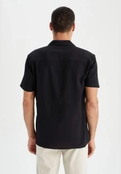 DeFacto Man Modern Fit Resort Neck Woven Top Short Sleeve Shirt -Active Fashion Store 8 zoom desktop 93