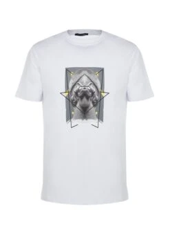 Trendyol Fluffy Art Print Crew Neck T-Shirt -Active Fashion Store 9 zoom desktop 25