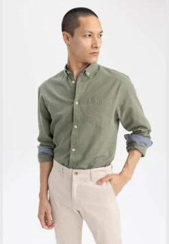 DeFacto Long Sleeve Slim Fit Polo Neck Shirt -Active Fashion Store 9 zoom desktop 59