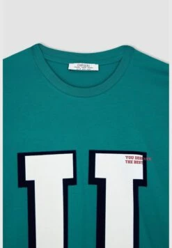 DeFacto Boxy Fit Short Sleeve Printed T-Shirt -Active Fashion Store 9 zoom desktop 6