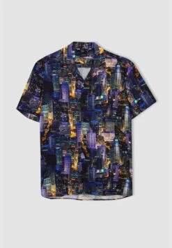 DeFacto Regular Fit Short Sleeve Printede Colour Block Shirt -Active Fashion Store 9 zoom desktop 79