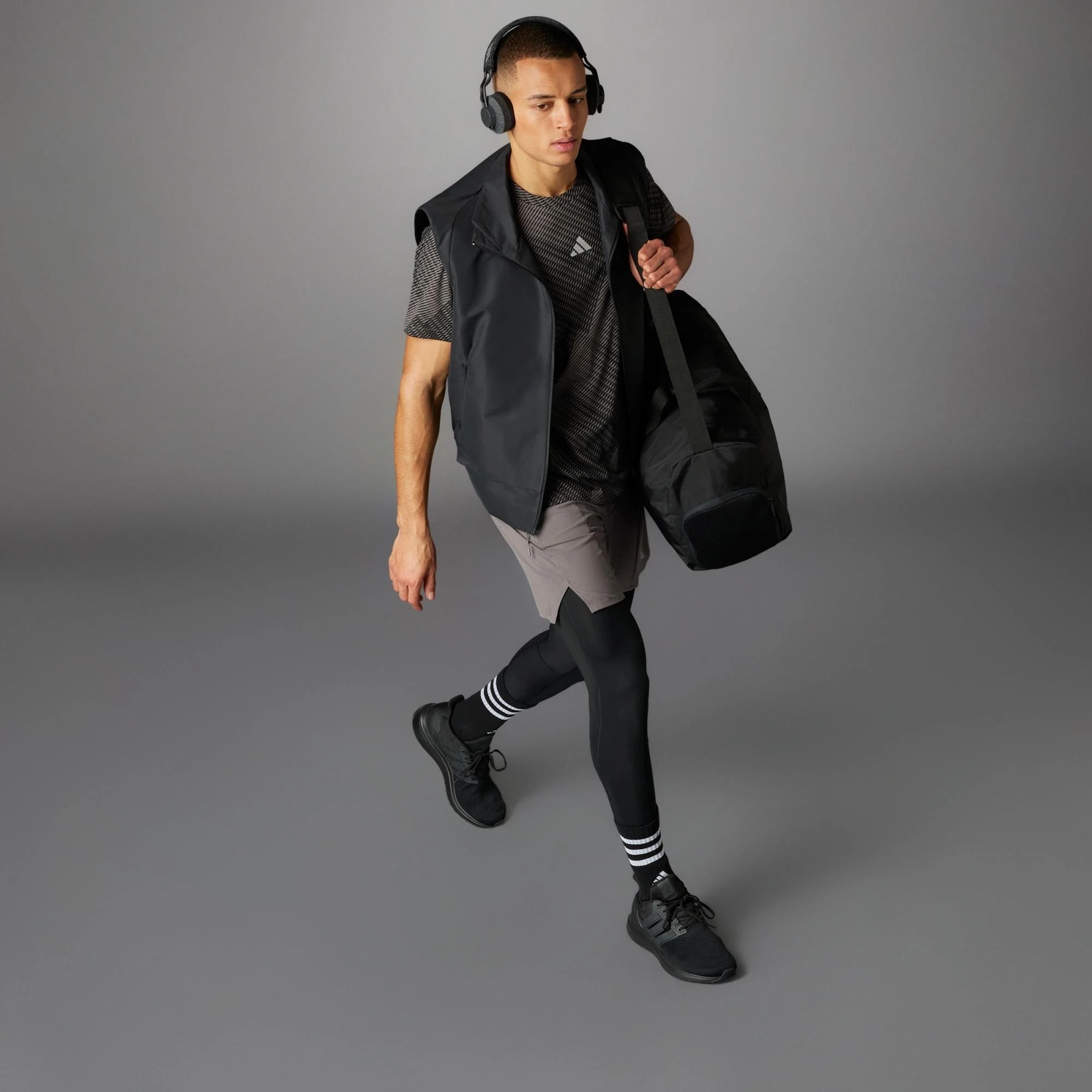 Active Fashion Store 1 Active Fashion Store -Active Fashion Store adidas Brown Designed For Training Hiit Workout Heatrdy Print T shirt